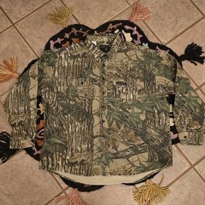 🔥🔥Vintage 90s Realtree Camo Button Up🔥🔥 SIZE XXL